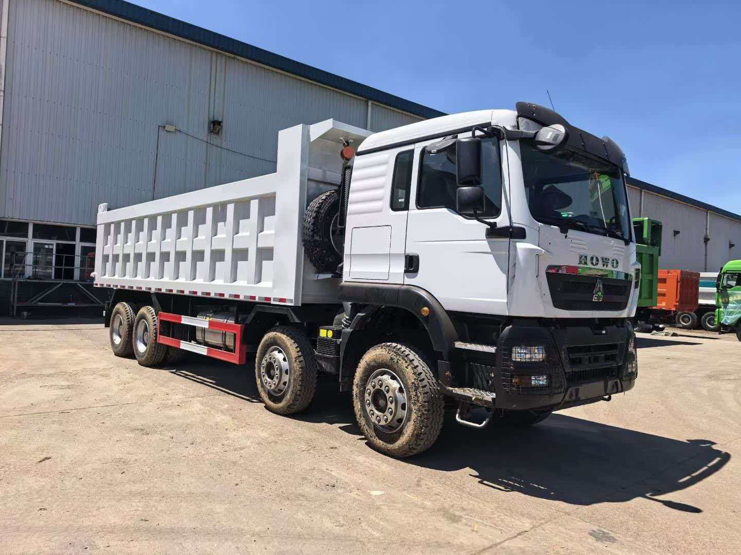 SINOTRUK HOWO TX 8X4 TIPPER TRUCK LHD in CBU